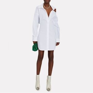 T by Alexander Wang White Shirt Dress